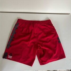 Reebok Red and Black CrossFit Training Shorts